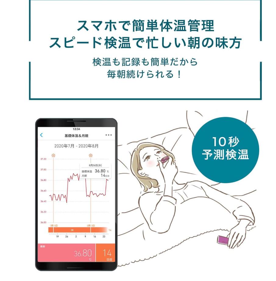 オムロン 婦人用電子体温計 MC-652LC
