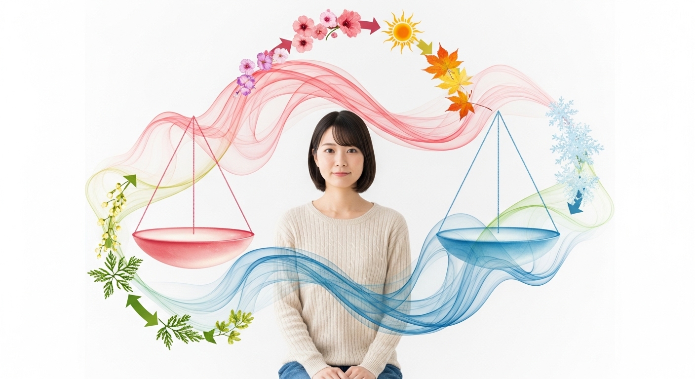 女性ホルモンのバランス